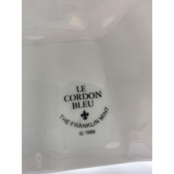 Vintage Franklin Mint Le Cordon Bleu Lamb Jello Mold Glazed Ceramic - Picture 7 of 10